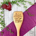The Secret Ingredient is More Butter Wooden Spoon, Funny Cooking Gift, Kitchen image 0