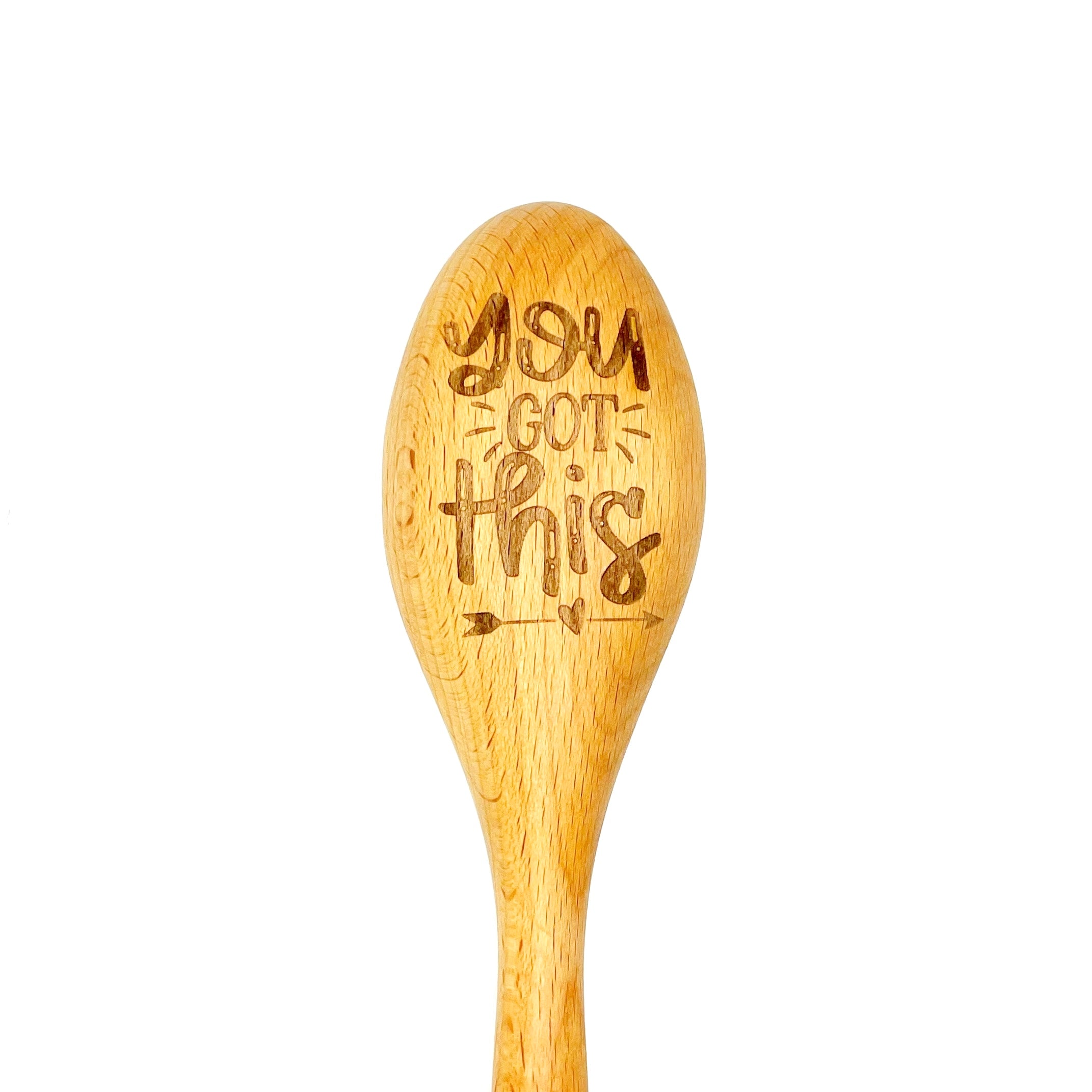 You Got This Wooden Cooking Spoon, Encouraging Gift for Fresh Start image 1