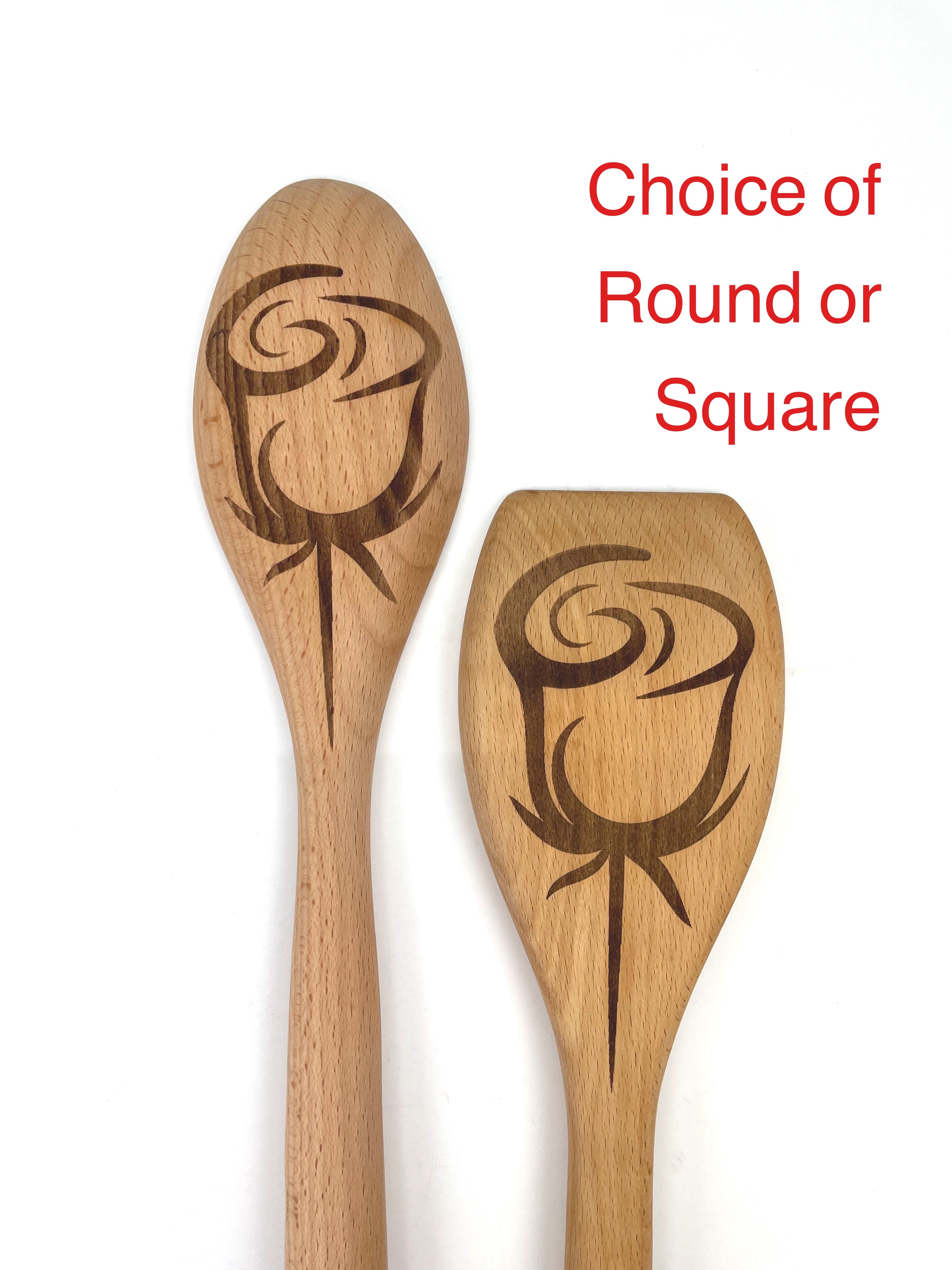 Personalized Custom Design on a Spoon, Your Artwork Custom Made image 3