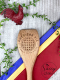 American Pie Baked with Love Baking wooden spoon for mom or grandma competition image 0
