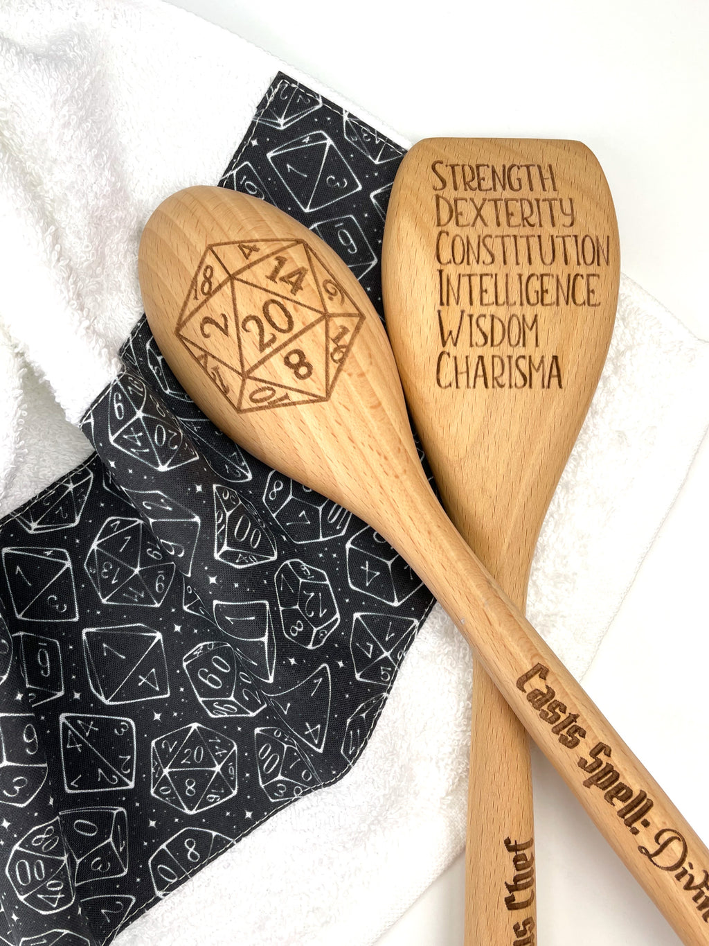 Personalized Dungeons & Dragons Cutting Board, DnD Dice Bread Board, Nerdy Gift image 5