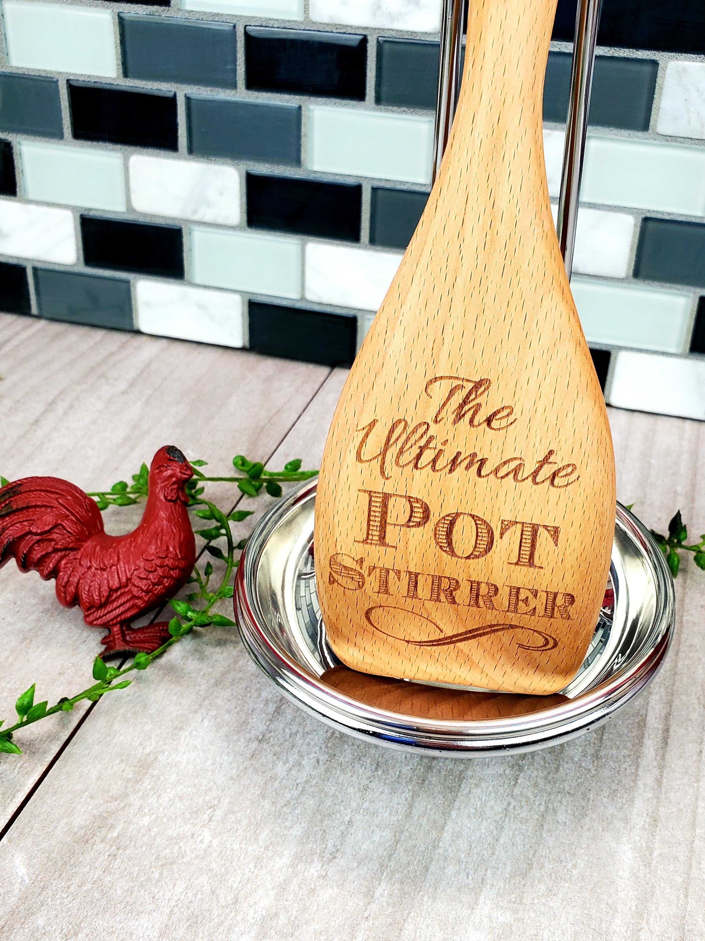 The Ultimate Pot Stirrer funny gag gift spoon for mom, grandma, dad, grandpa image 1