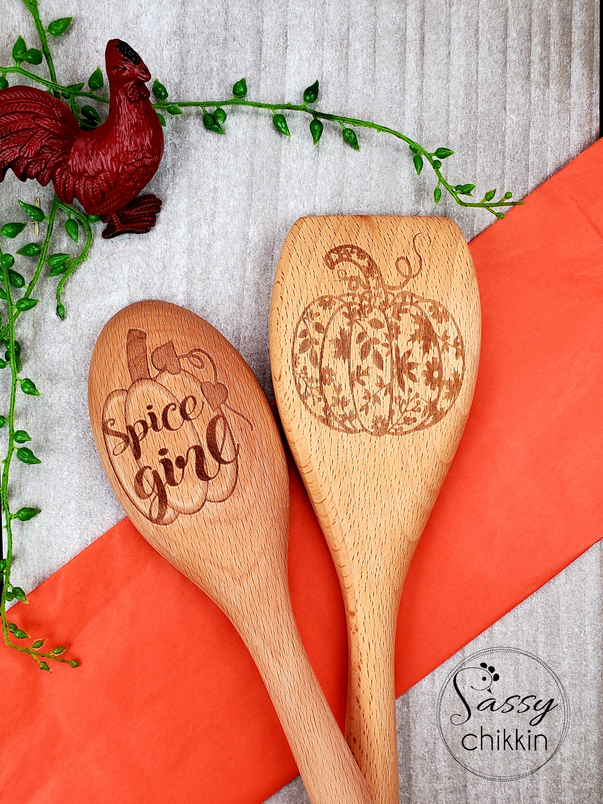 Pumpkin Spice Girl Wooden Spoon, Pumpkin Season Kit,Ultimate Pumpkin Spice Gift image 1