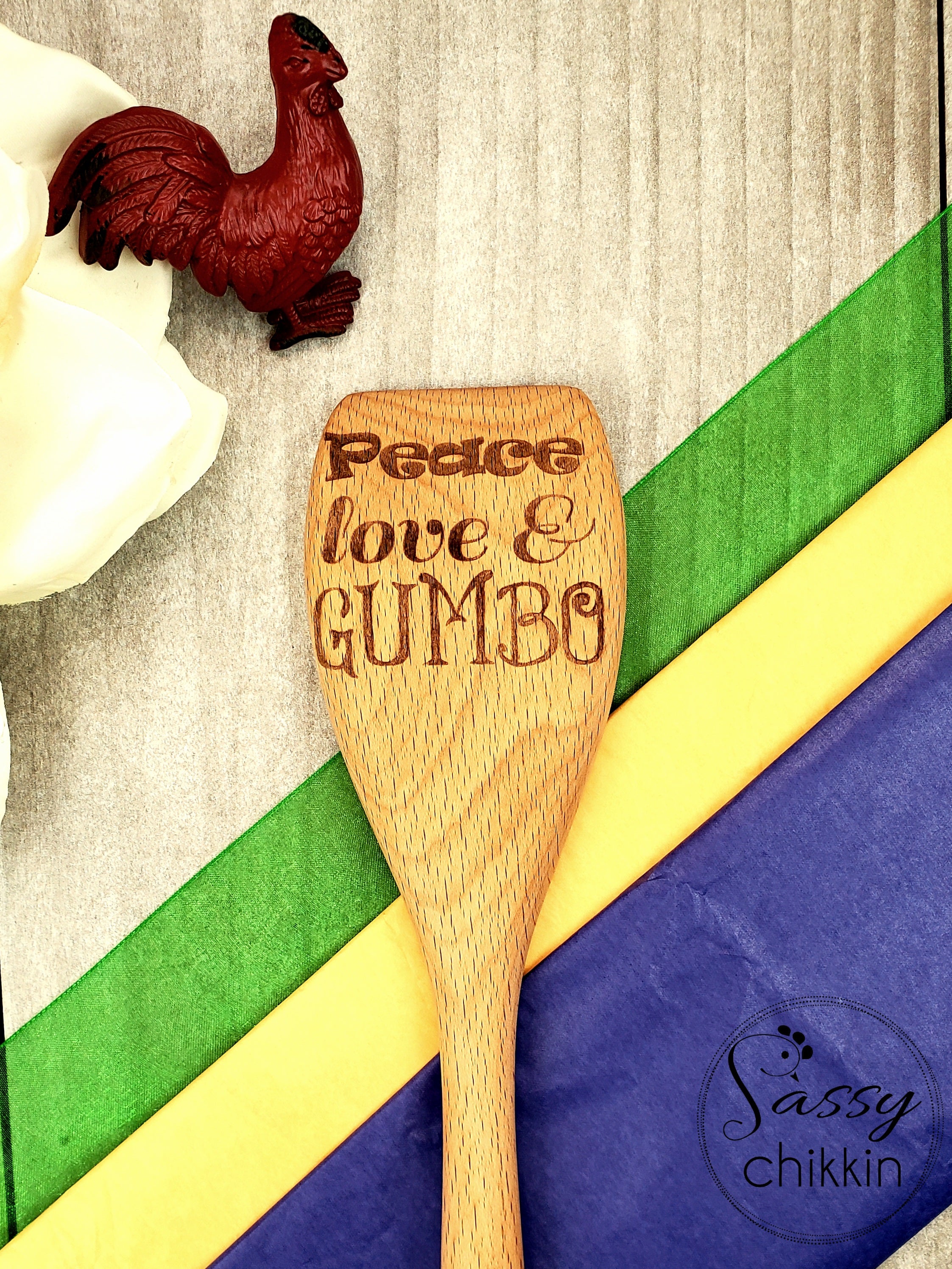 Choice of French Country kitchen wooden spoon set New Orleans Louisiana gift set image 4