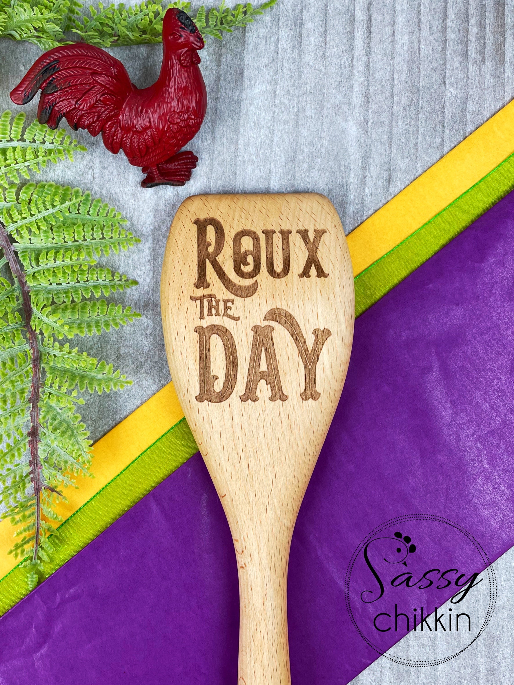 Choice of French Country kitchen wooden spoon set New Orleans Louisiana gift set image 3