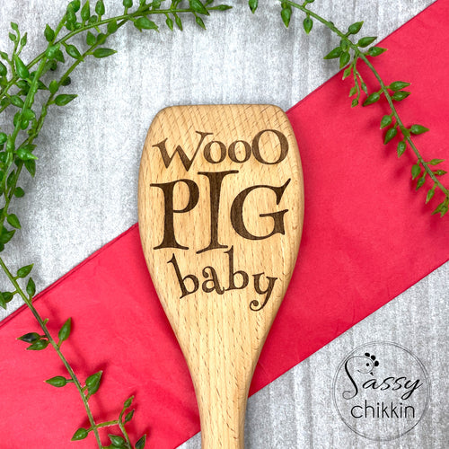 College Cheer Tailgating Spoon, College Football Wooden Spoon, Geaux, Roll, Woo image 0