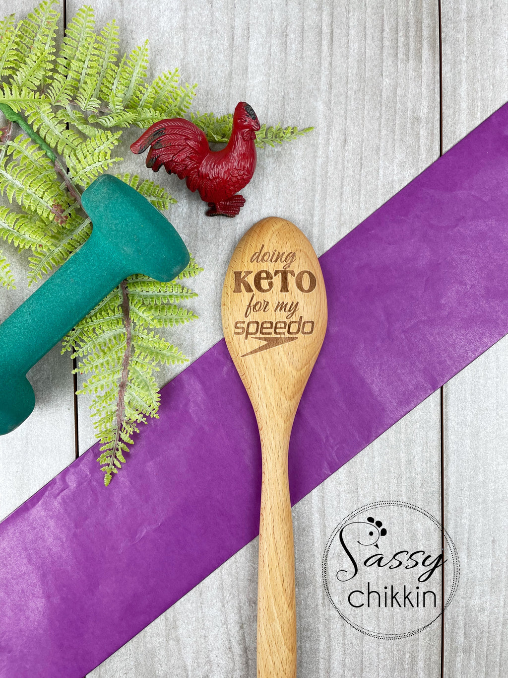Doing Keto For My Speedo Funny Wooden Spoon, Gag Gift, Keto Diet, Funny Gift image 1