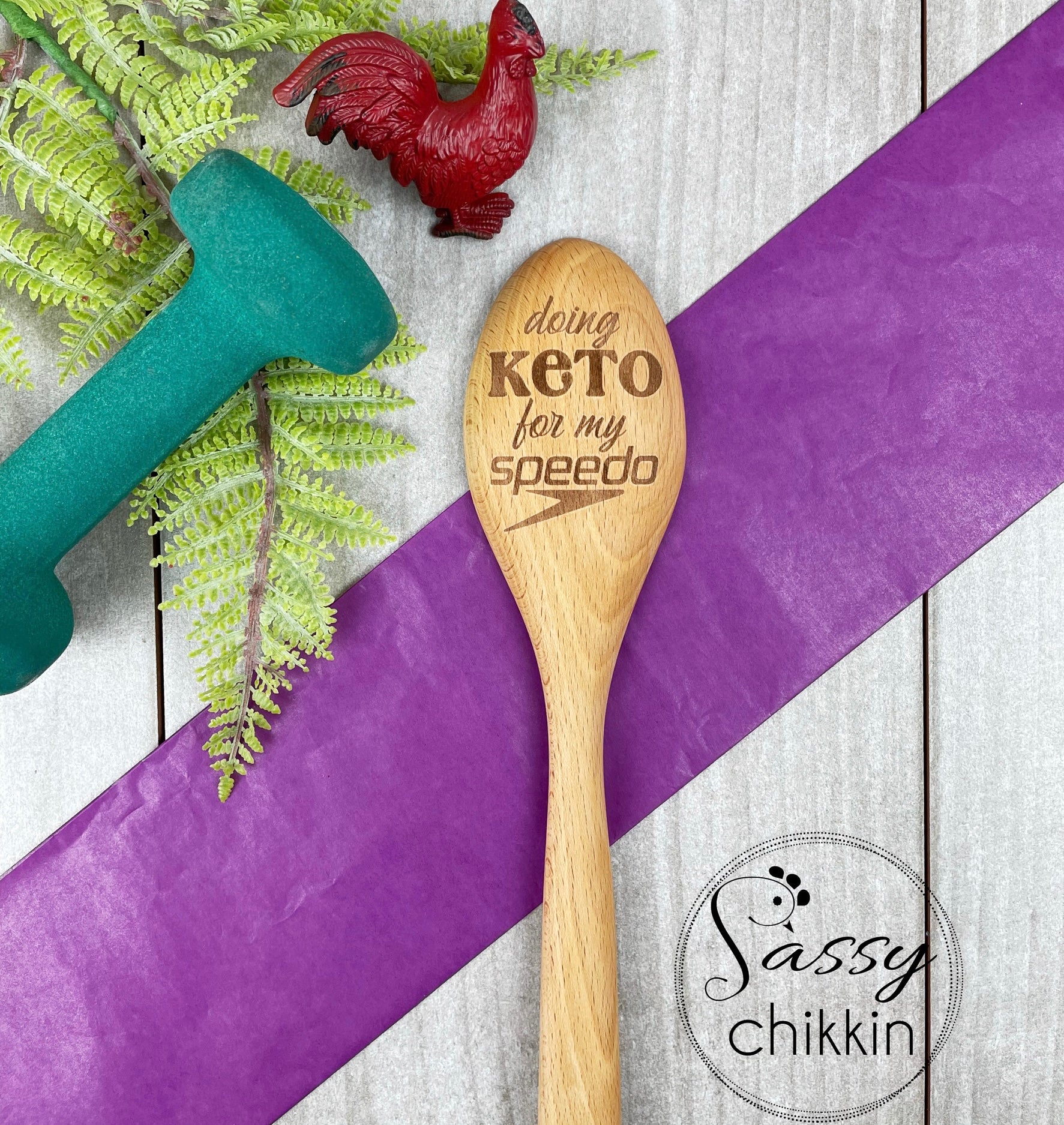 Doing Keto For My Speedo Funny Wooden Spoon, Gag Gift, Keto Diet, Funny Gift image 0