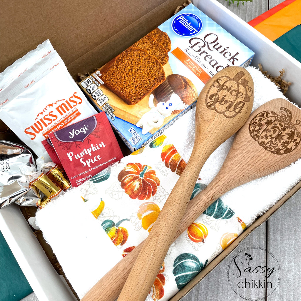Pumpkin Spice Girl Wooden Spoon, Pumpkin Season Kit,Ultimate Pumpkin Spice Gift image 2