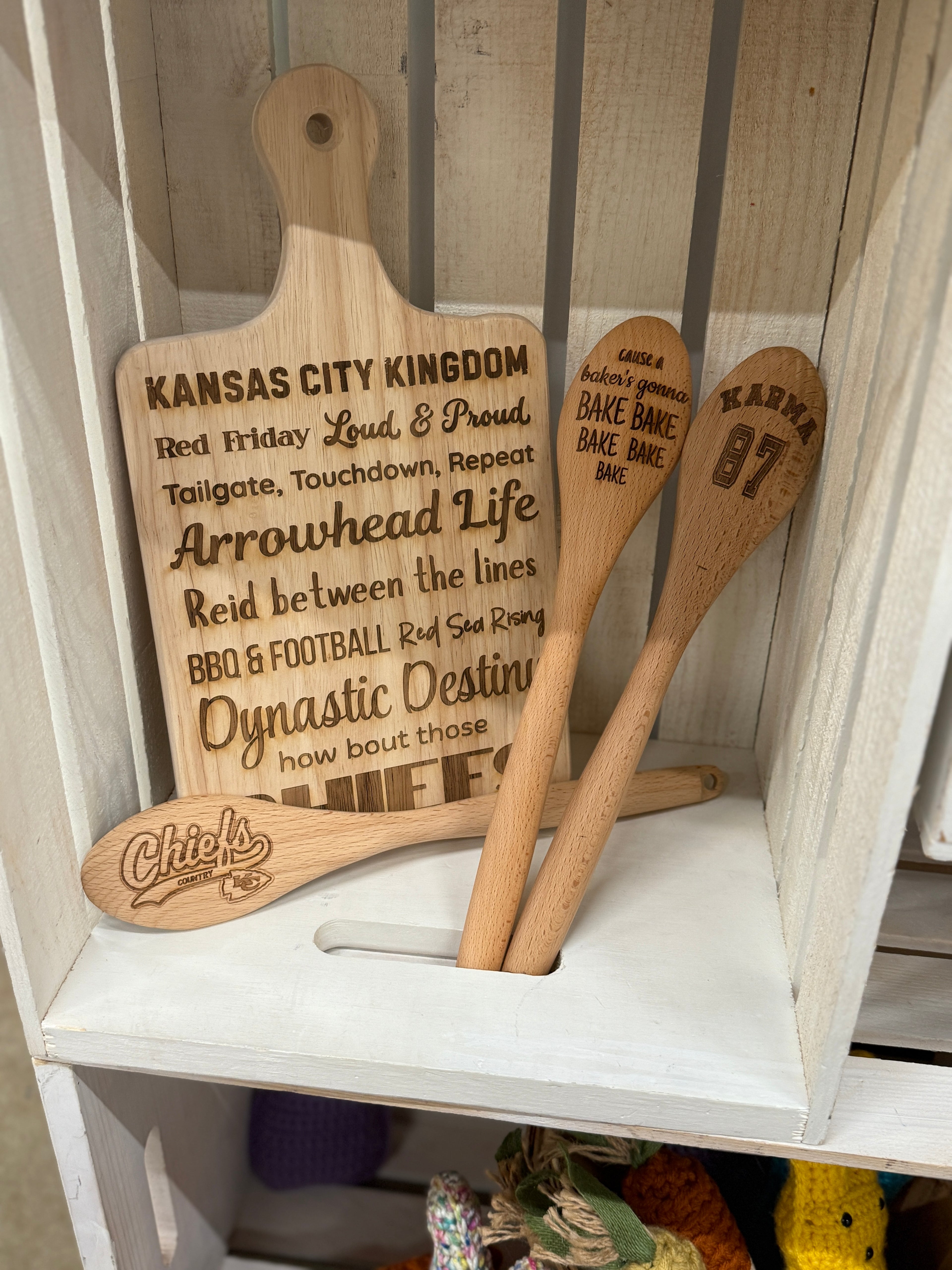 Karma 87 or Bakers Gonna Bake Wooden Cooking Spoon